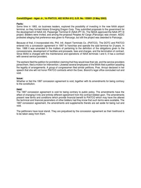 agan vs piatco case digest|G.R. No. 155001 .